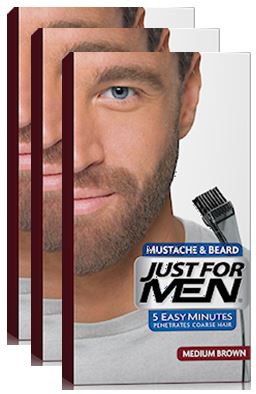 Just For Men - COLORATIONS BARBE Châtain - Just for men barbe