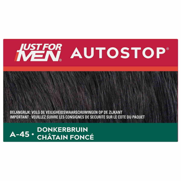  PACK AUTOSTOP & SHAMPOING Châtain Foncé - Coloration Cheveux Homme