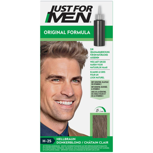 Just For Men - COLORATION CHEVEUX HOMME - Châtain Clair - Stay at home