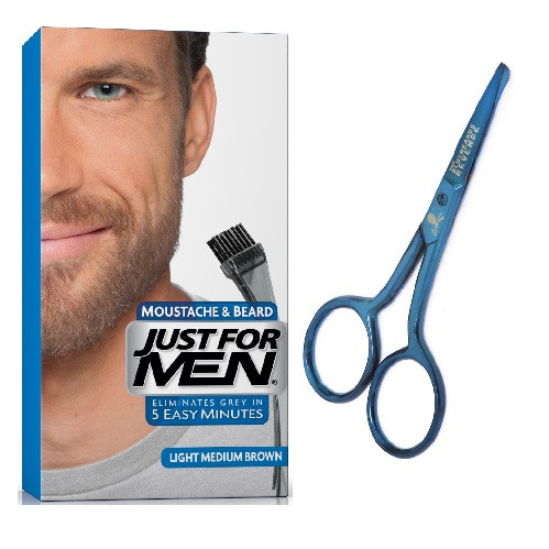 Just For Men - PACK COLORATION BARBE & CISEAUX BARBE - Teinture barbe