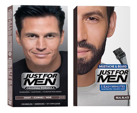 Just For Men - DUO COLORATION CHEVEUX & BARBE Noir Naturel - Just for men coloration cheveux
