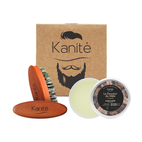 Kanité - Coffret spécial barbe 100% naturel - Coffret rasage