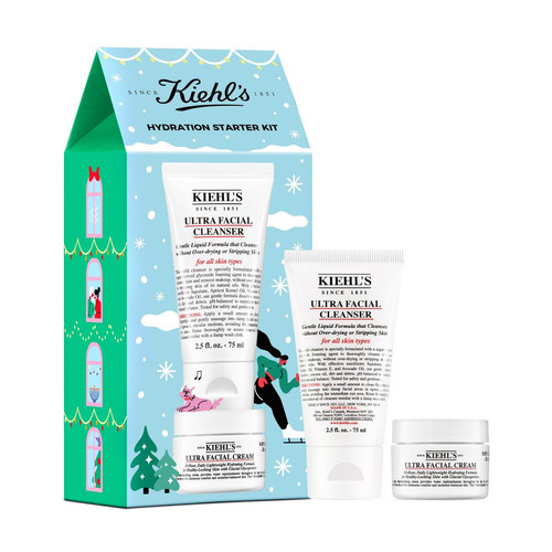 Kiehl's - Coffret soin visage nettoyant et hydratant - Coffret cadeau soin parfum