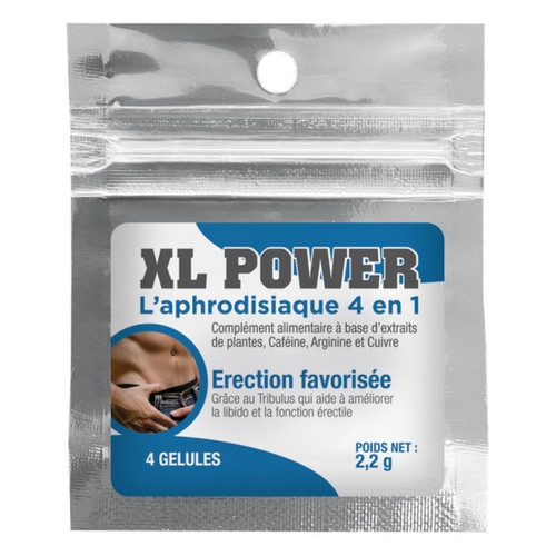 Labophyto - Puissance et performance sexuelle - XL Power 4 gélules - Produit bien etre sante