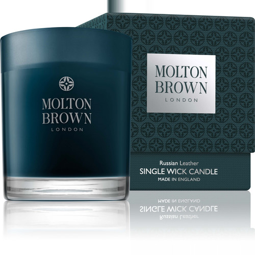Molton Brown - Bougie Russian Leather - Bougies parfumees