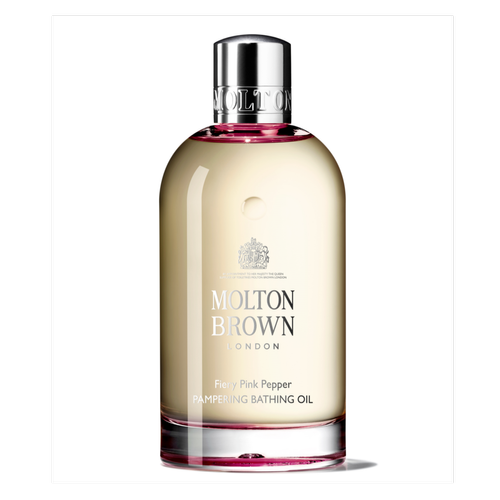Molton Brown - Huile de bain - Fiery Pink Pepper Pampering - Hydratant corps pour homme