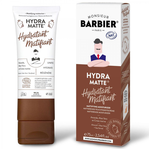 Monsieur Barbier - Crème Hydratante Matifiante - Crème hydratante homme