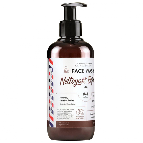  Nettoyant exfoliant visage Face Wash certifié Ecocert Cosmos NAT