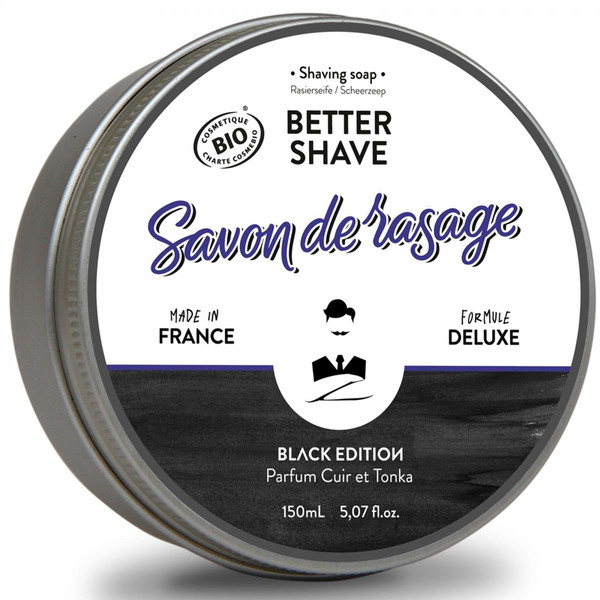   Savon de rasage Traditionnel Better Shave Black Edition 150 ml