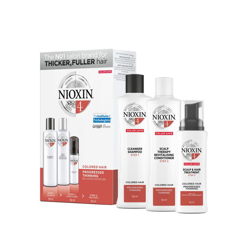Nioxin - Kit anti-chute System 4 - Cheveux très fins et colorés - Coffret cadeau soin parfum