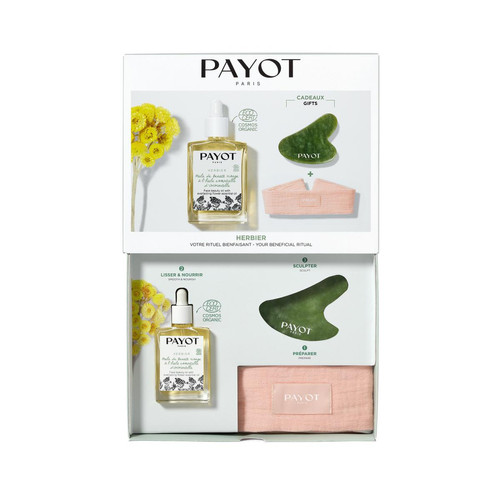 Payot - Launch box Huile de beauté Herbier gua sha, headband - Soin visage Payot homme