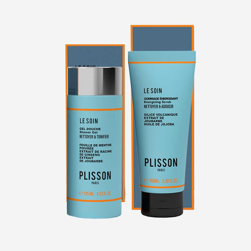 Plisson - Coffret Duo Le Puriste - Gel douche & savon nettoyant