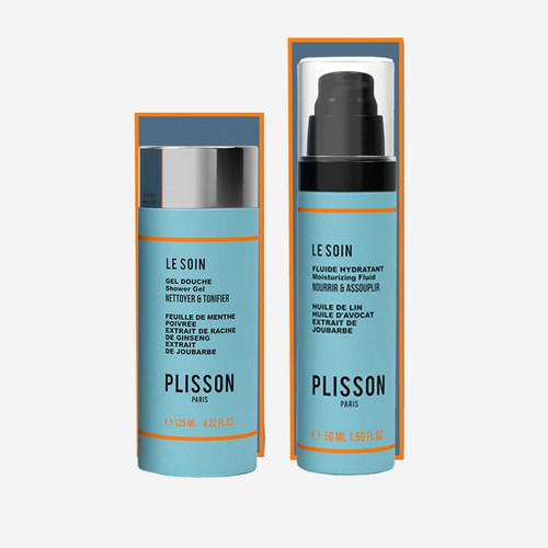 Plisson - Coffret Duo L'Irrésistible  - Gel douche & savon nettoyant