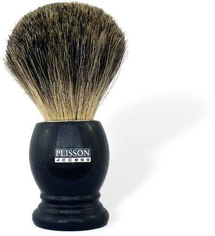 Plisson - Blaireau Bleu Ardoise Poil Véritable - Rasage & barbe