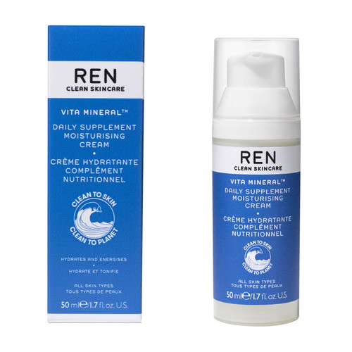 Ren - Vita Mineral Crème Hydratante Complément Nutritionnel - Ren Cosmétiques