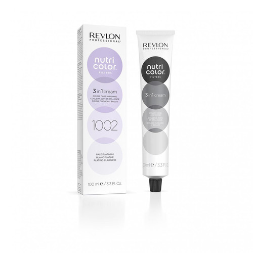 Revlon - Soin Repigmentant Blanc Platine 1002 - Teinture cheveux